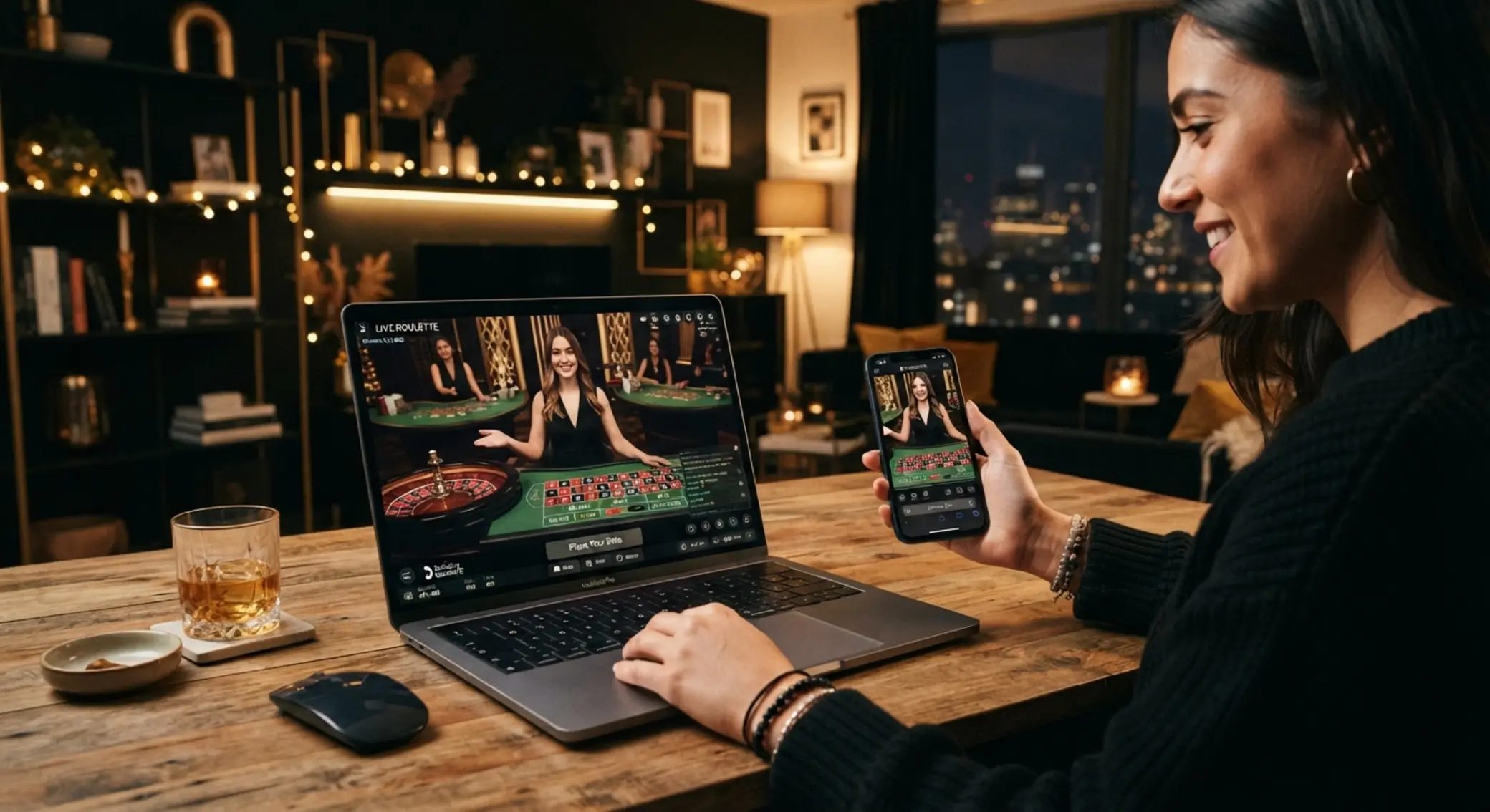 Live casino s krupiérom naživo na notebooku a mobile