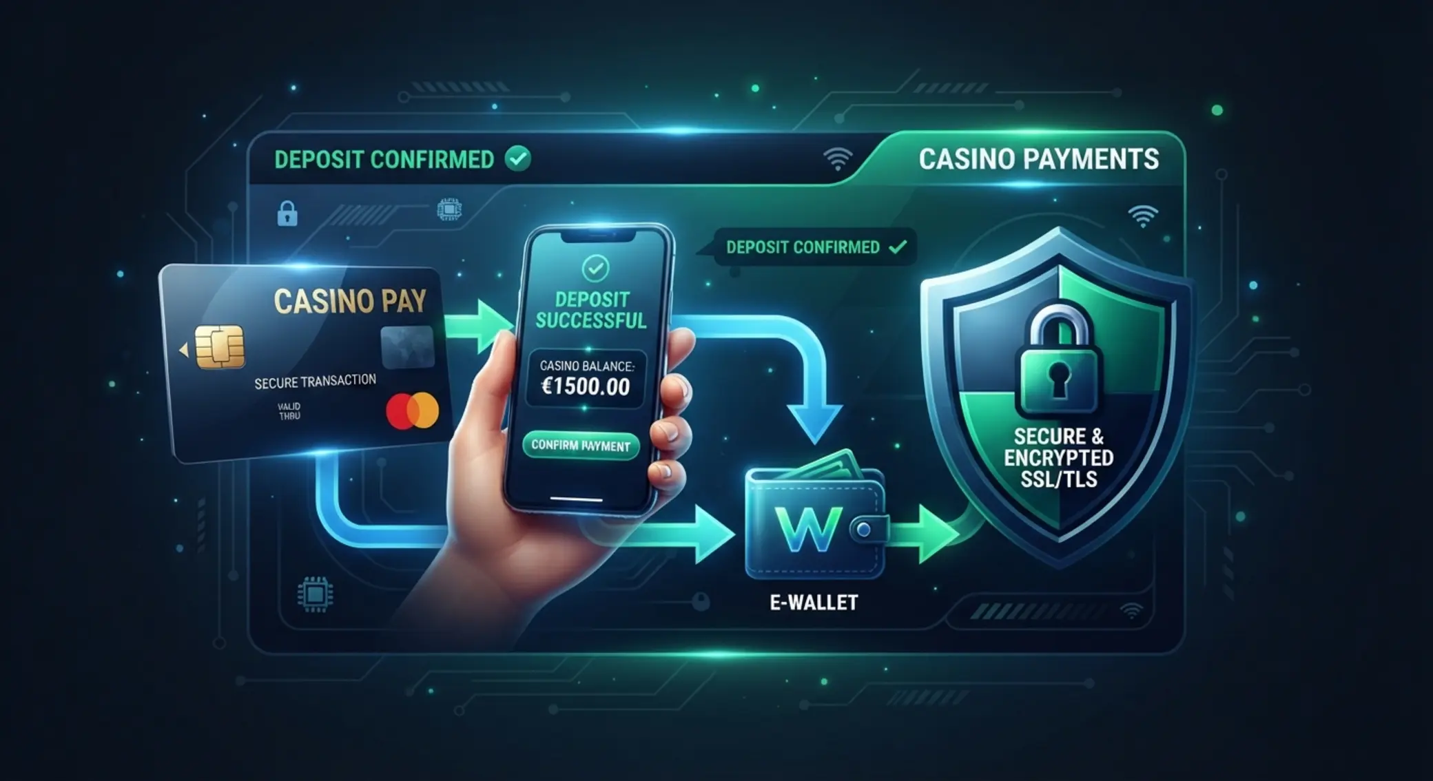 Platby v online kasíne cez kartu a mobil