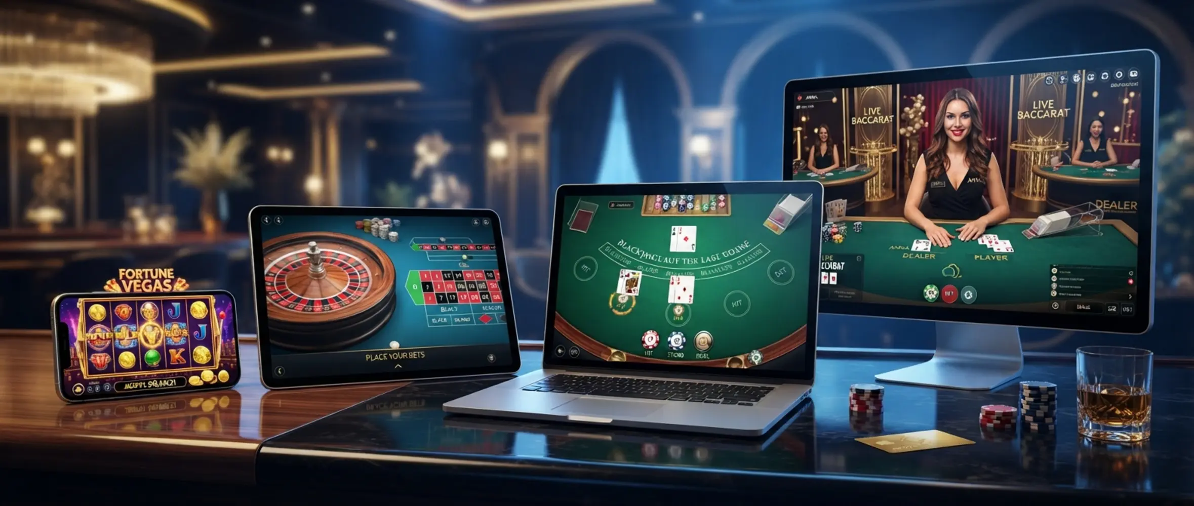 Mix hier v online kasíne vrátane automatov a rulety