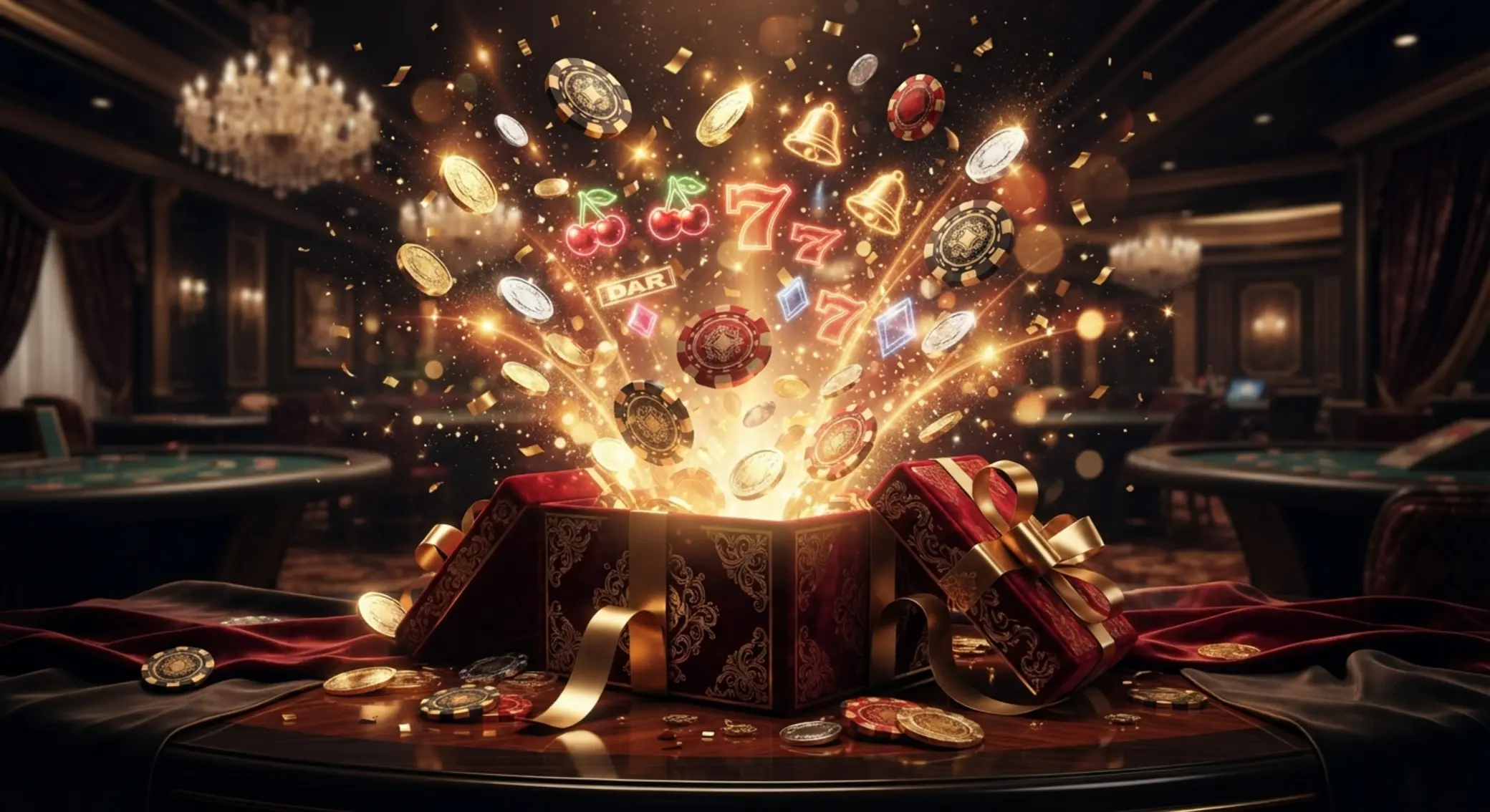 Ilustrácia casino bonusov a uvítacej ponuky