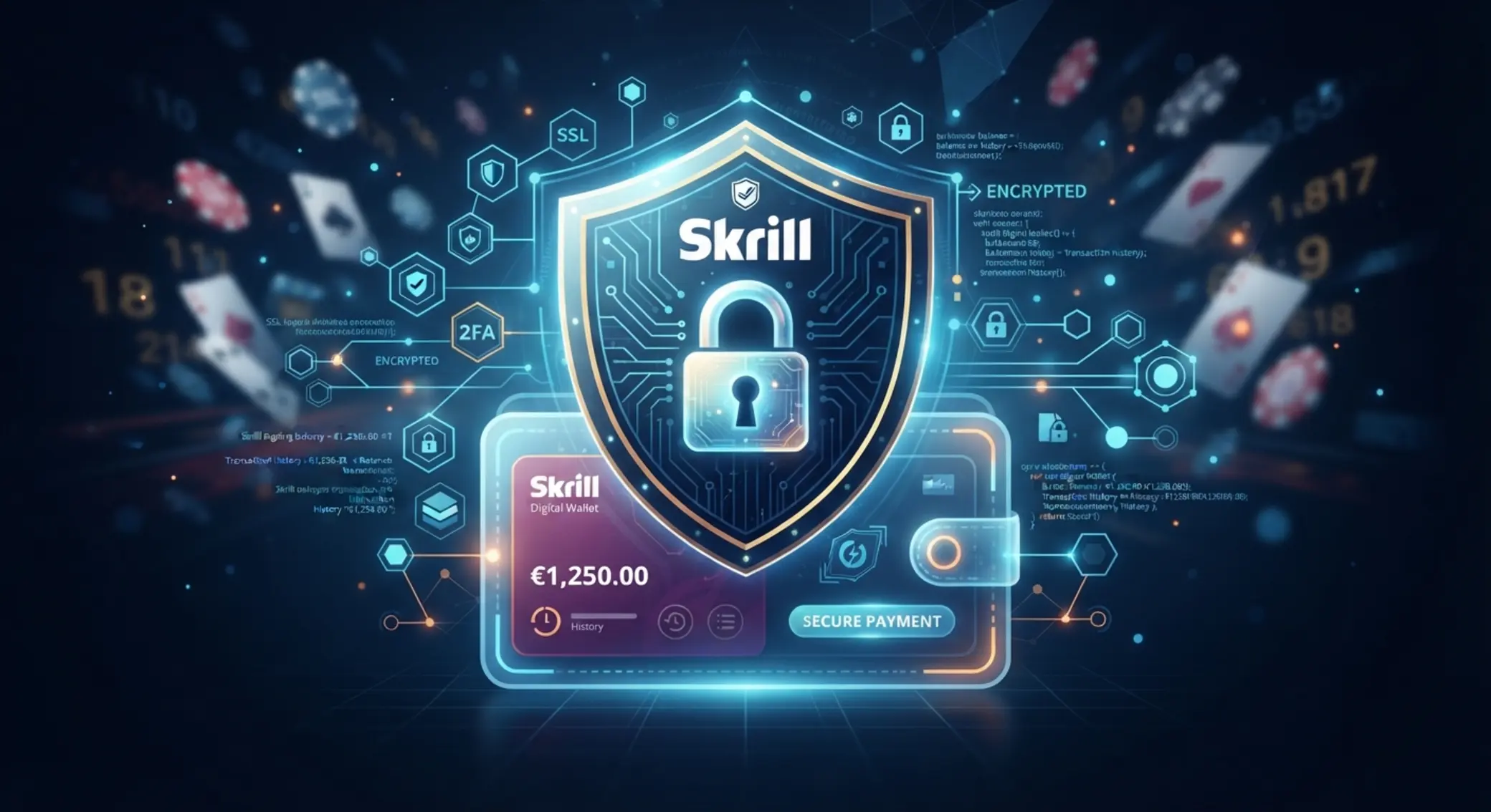 Bezpečnosť platieb cez Skrill v online kasíne