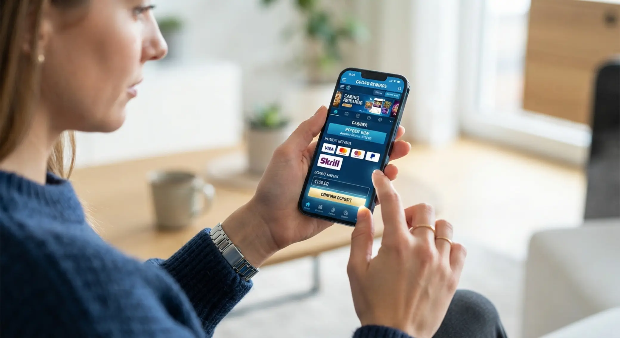 Výber online kasína so Skrill na mobile